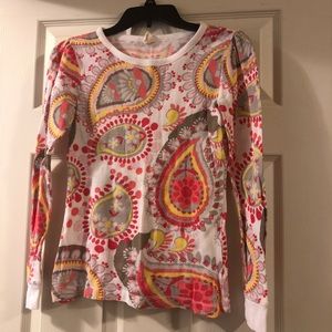 Old Navy Paisley Long Sleeve